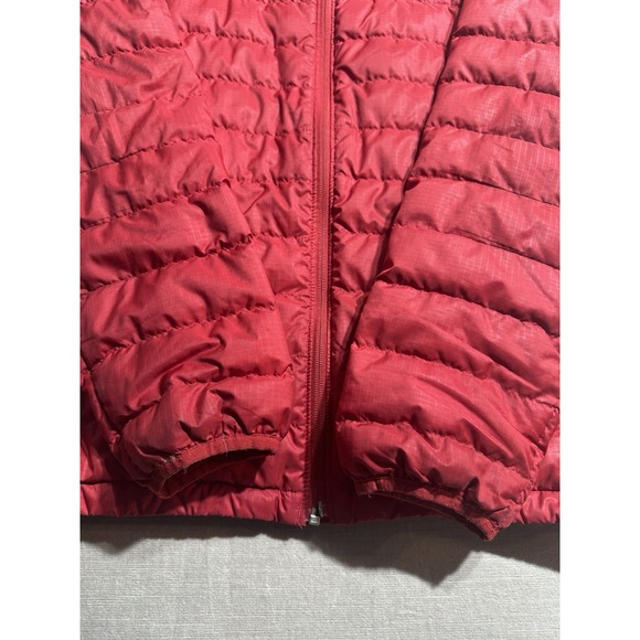 Mountain Hardwear Alphine Puffer Jacket Down Quilted Coat Mens Medium Red Zip - Picture 5 of 12